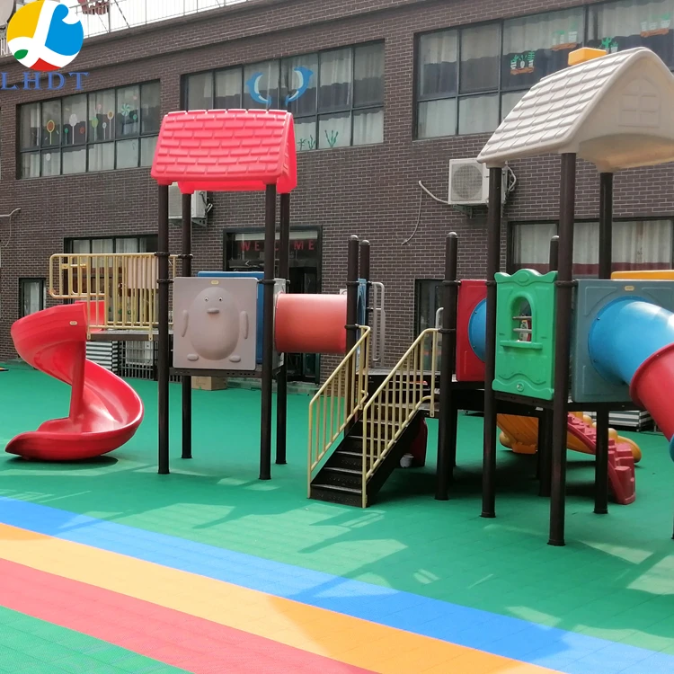

indoor / outdoor playground equipment prices modular kindergarten floor materials plastic sports flooring
