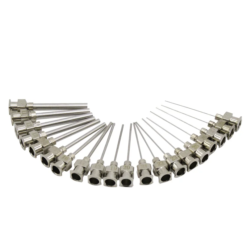 High-Quality 1-Inch 20G Industrial-Grade Stainless Steel Metal Needle  Dispensing Spray Nozzle