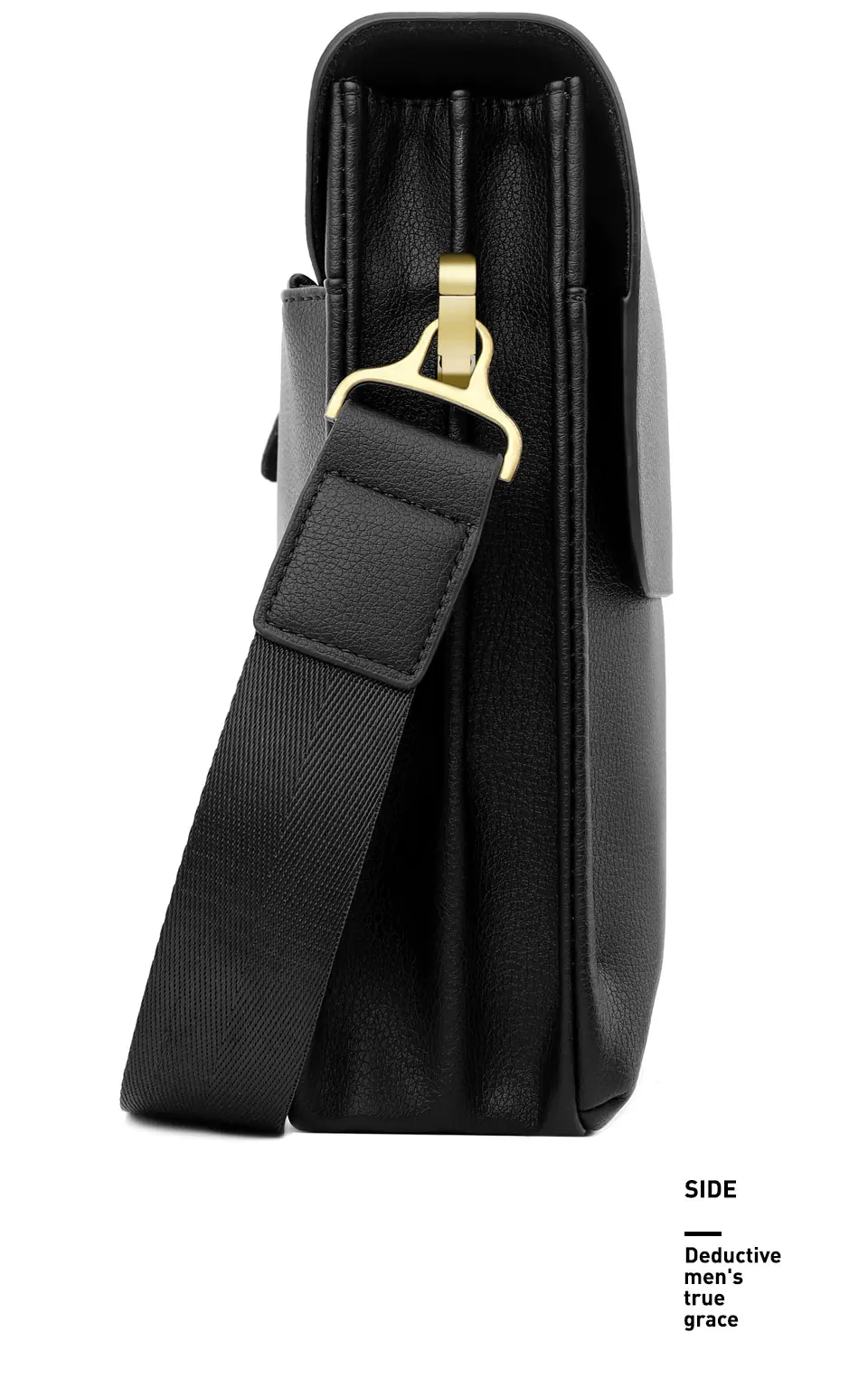 Vicuna Polo Logo Custom Hot Selling Men's Bag Wholesale Soft Pu Leather