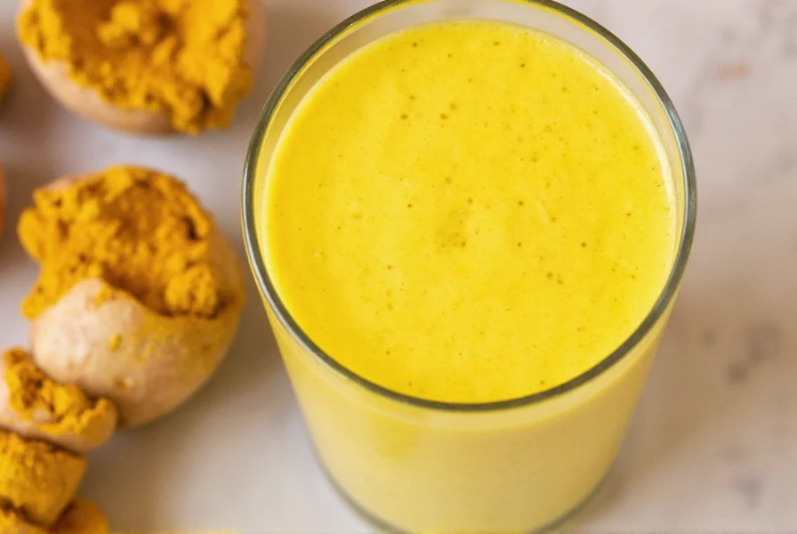 Turmeric smoothie variations with different ingredients
