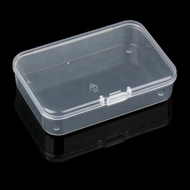 

Clear Custom Rectangle PP Plastic Packaging Display Boxes with Cover Hardware Screw Parts Storage Container, Customized