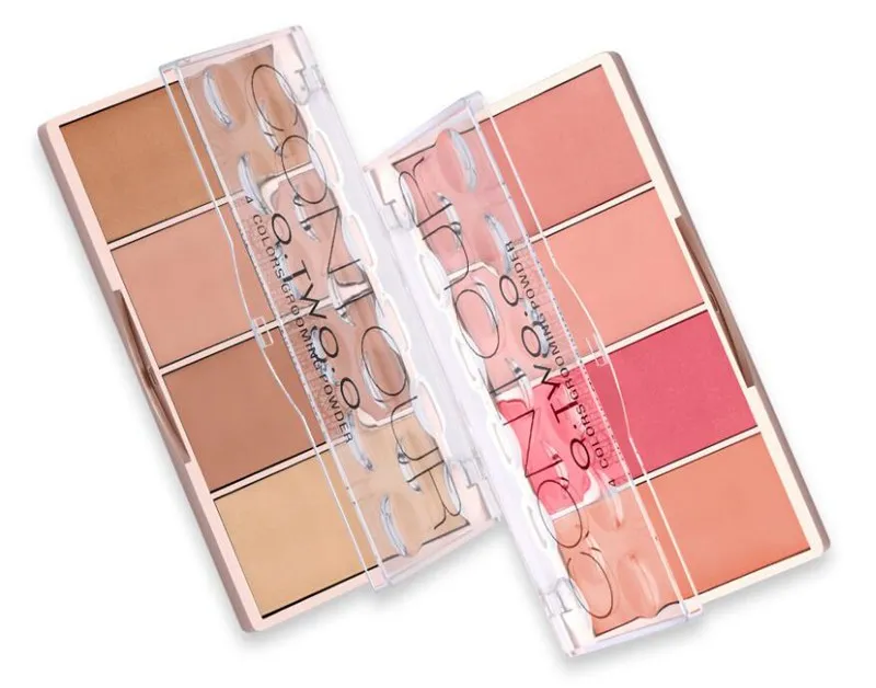 

O.TWO.O 4 colors Contour Bronzer Face Shading Powder Palette Highlighter Makeup Face Contouring Grooming Pressed Powder