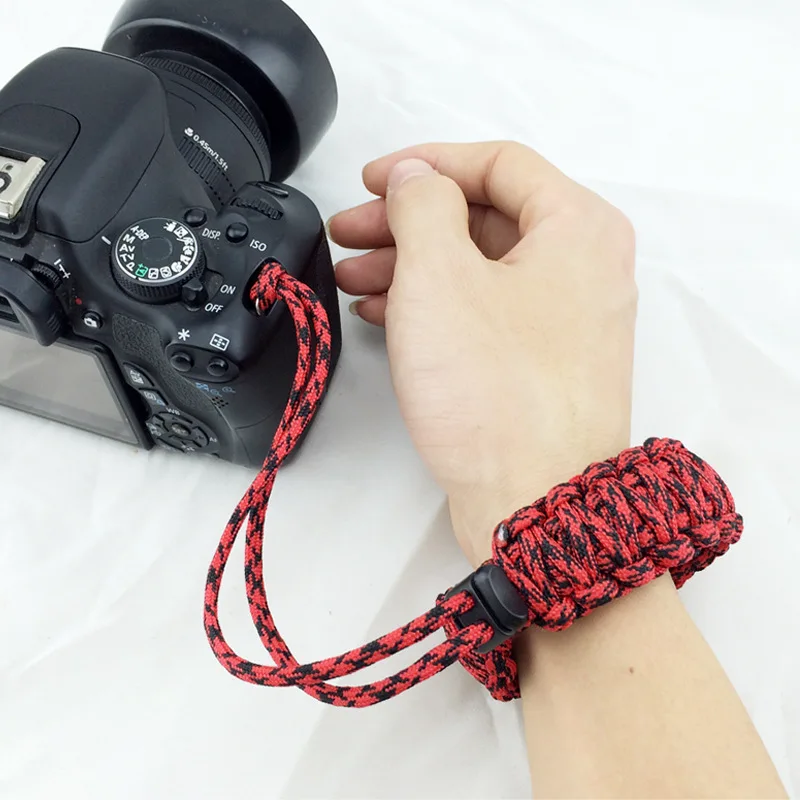 

2020 Hot Sale Digital Camera Strap Camera Wrist Strap Hand Grip Paracord Braided Wristband for Nikon Canon Sony Pentax DSLR, Various