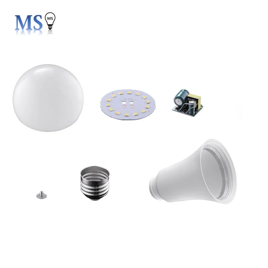 Cheap 3W To 20W Assembly Skd Led Bulb Raw Material