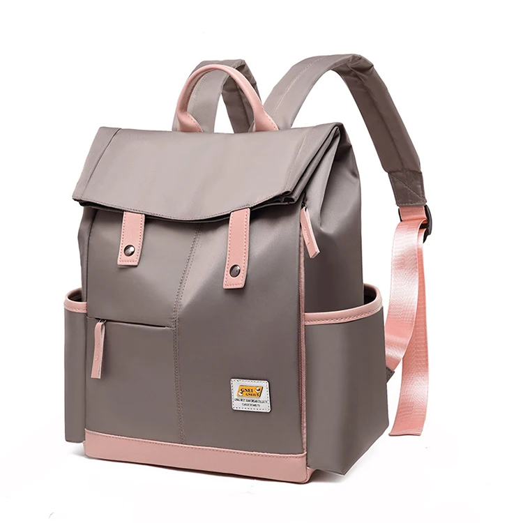 

Accept Custom Women Backpack School Bags For Teenager Girls Nylon Zipper Lock Design Female Travelling Backpack, Pictures or special color can be customized
