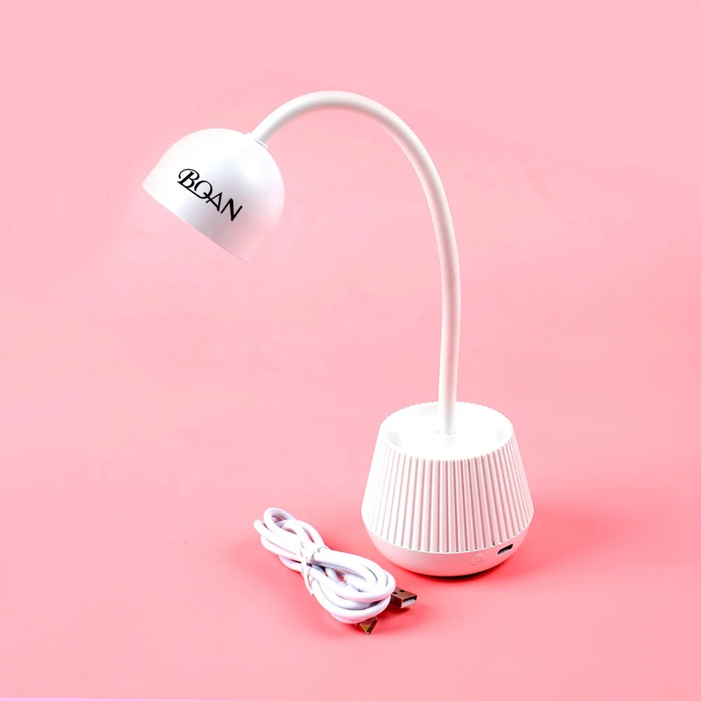 

2022 Newest Custom Rechargeable Cordless Mini White And Pink Nail UV Led Lamp For Poly Gel And Acrygel EXtension Nail Tips
