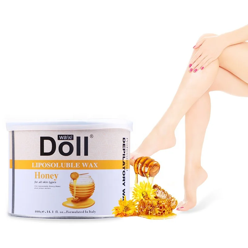 

hot sale brazilian bikini depilatory waxing can in tin/depilation 400g cream warm wax hair removal soft wax, 10colors