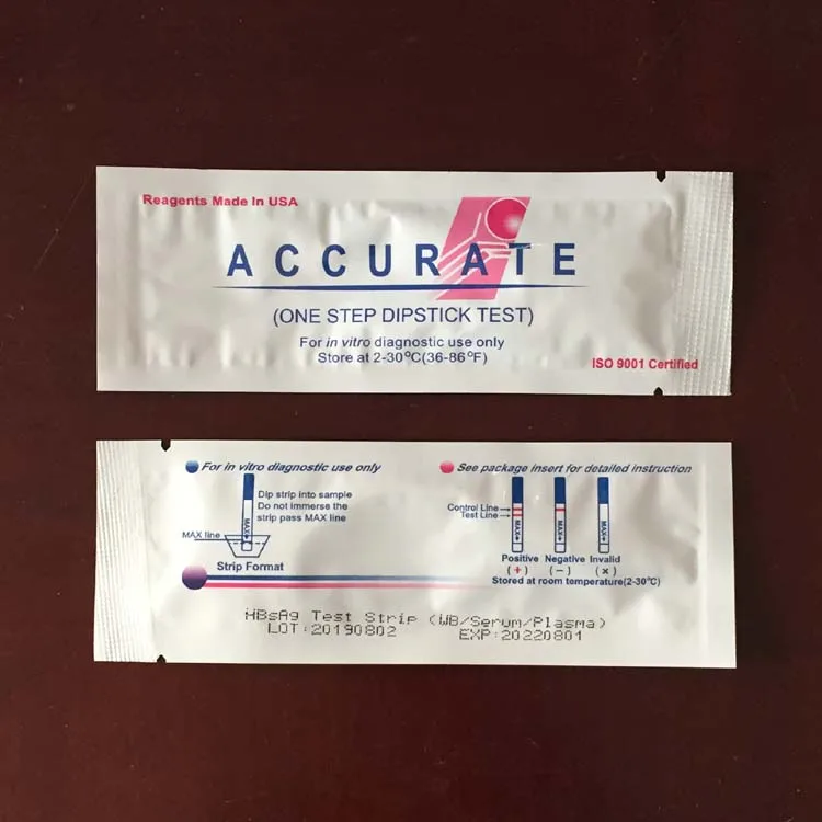 
HBsAg rapid test strip 