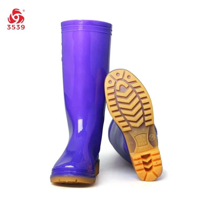 

waterproof Cheap custom Women Plastic Gum Wellington Boot water Shoes men PVC Transparent Rain Boots For Working Farming Fishing