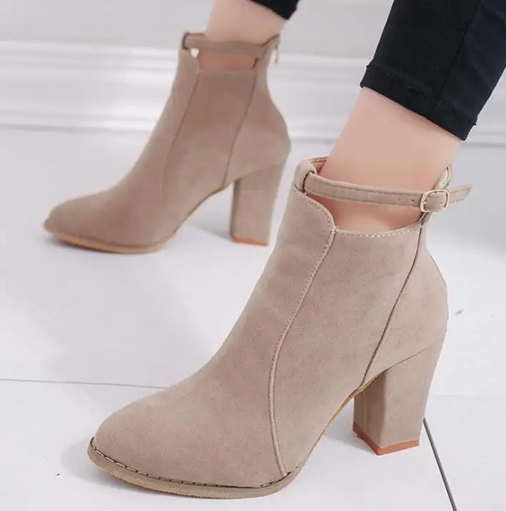 

2021 New Arrival Ladies Boots High Heel Spring Winter Boots Women Shoes
