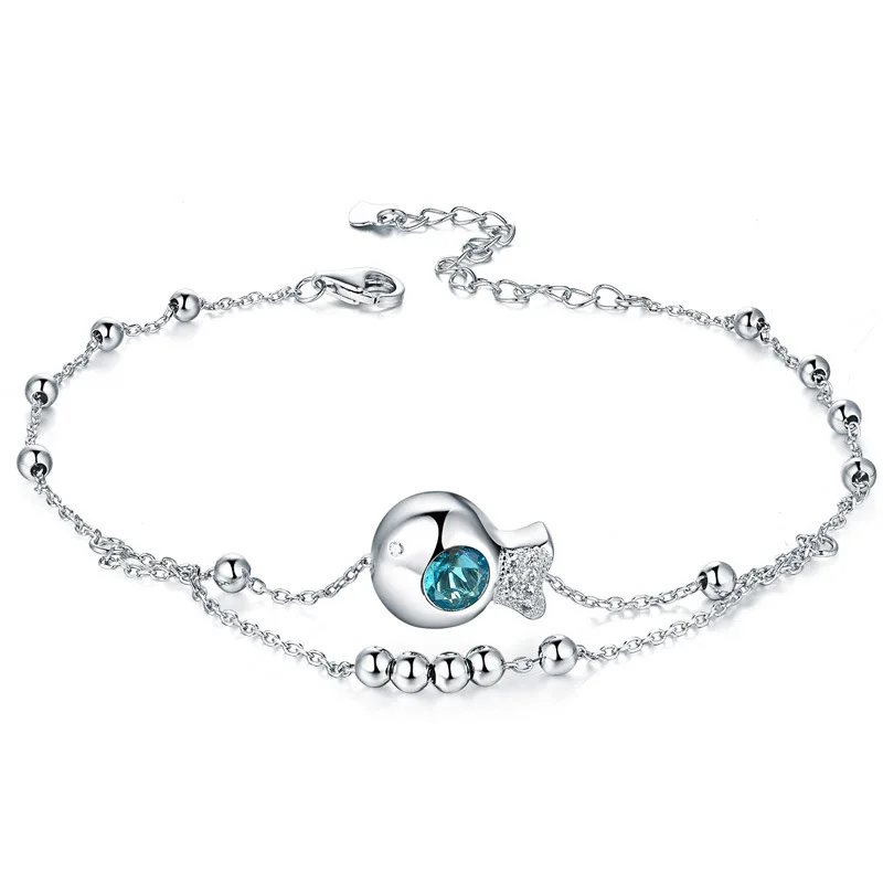 

Trendy Style High Quality Layered Design Ladies Ankle Chain Foot Jewelry Anklet Diamond Anklet Jewelry