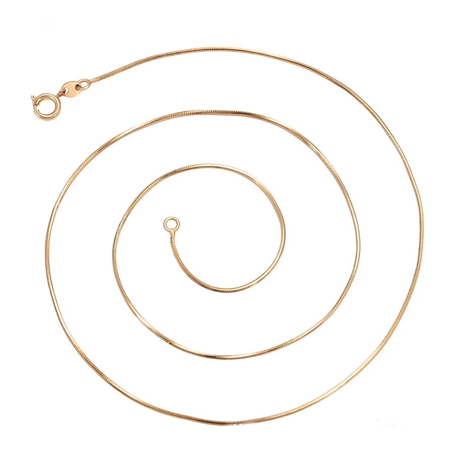 

46301 xuping jewelry simple 18k gold plated chain necklaces wholesale necklaces