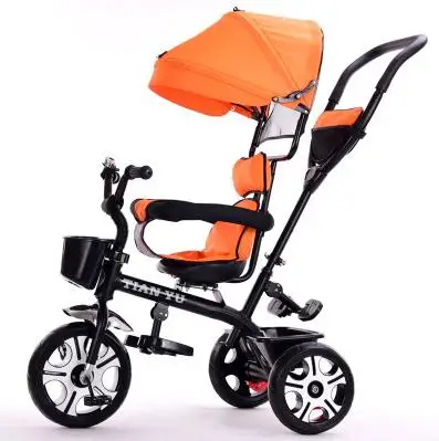 

2020 New Design Wholesale 3 in 1 Baby Stroller/ Kids Ride On Tricycle with Push Handle
