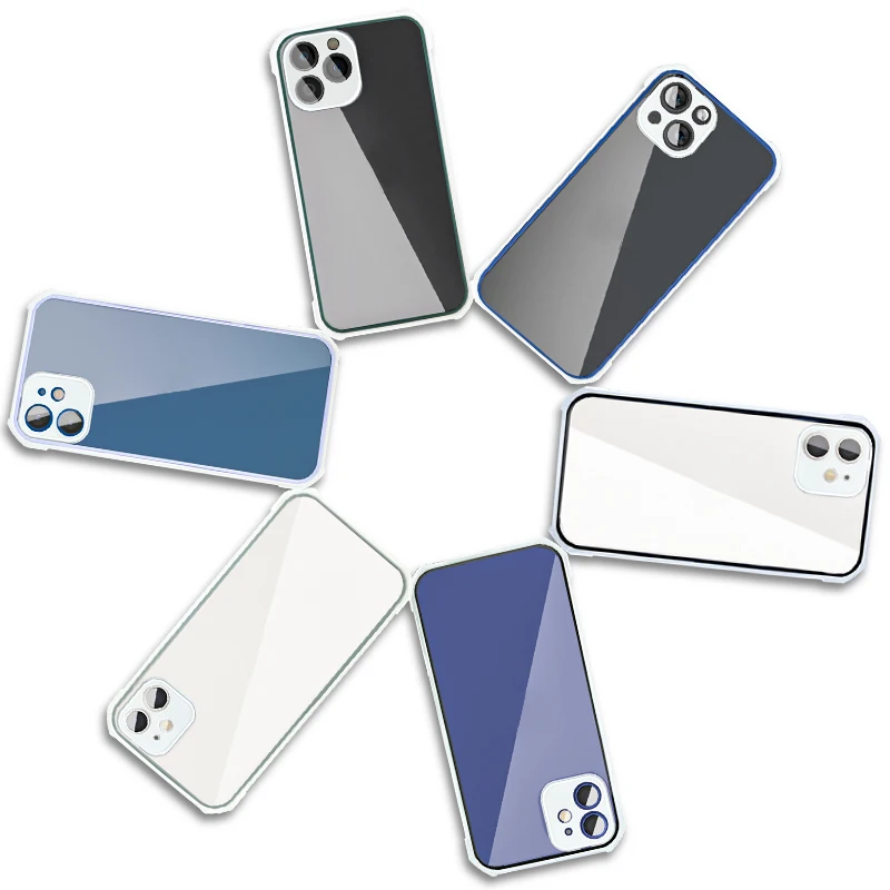 

New For Iphone 13 Transparent Clear Anti Shock Tpu+acrylic 1.5mm Cell Phone Case Back Cover Wholesale