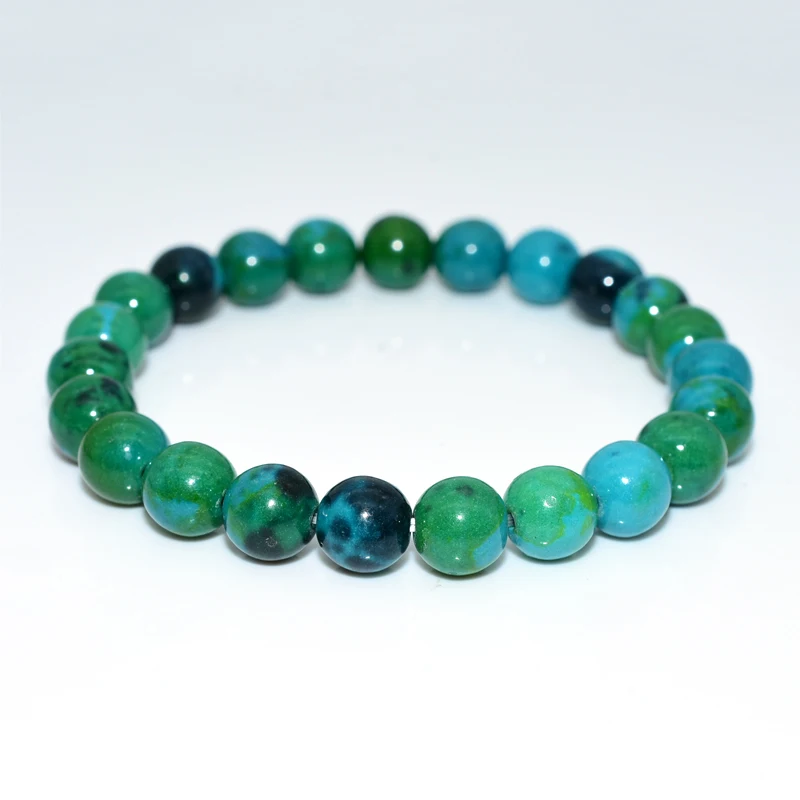 

Trade Insurance  High Grade Natural Chrysocolla Bracelet