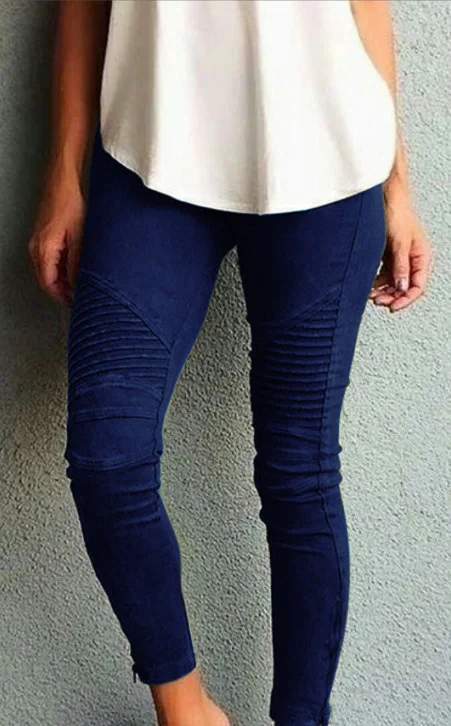 

Womens High Waist Jeggings Skinny Stretch Ankle Jeans Leggings With Pockets