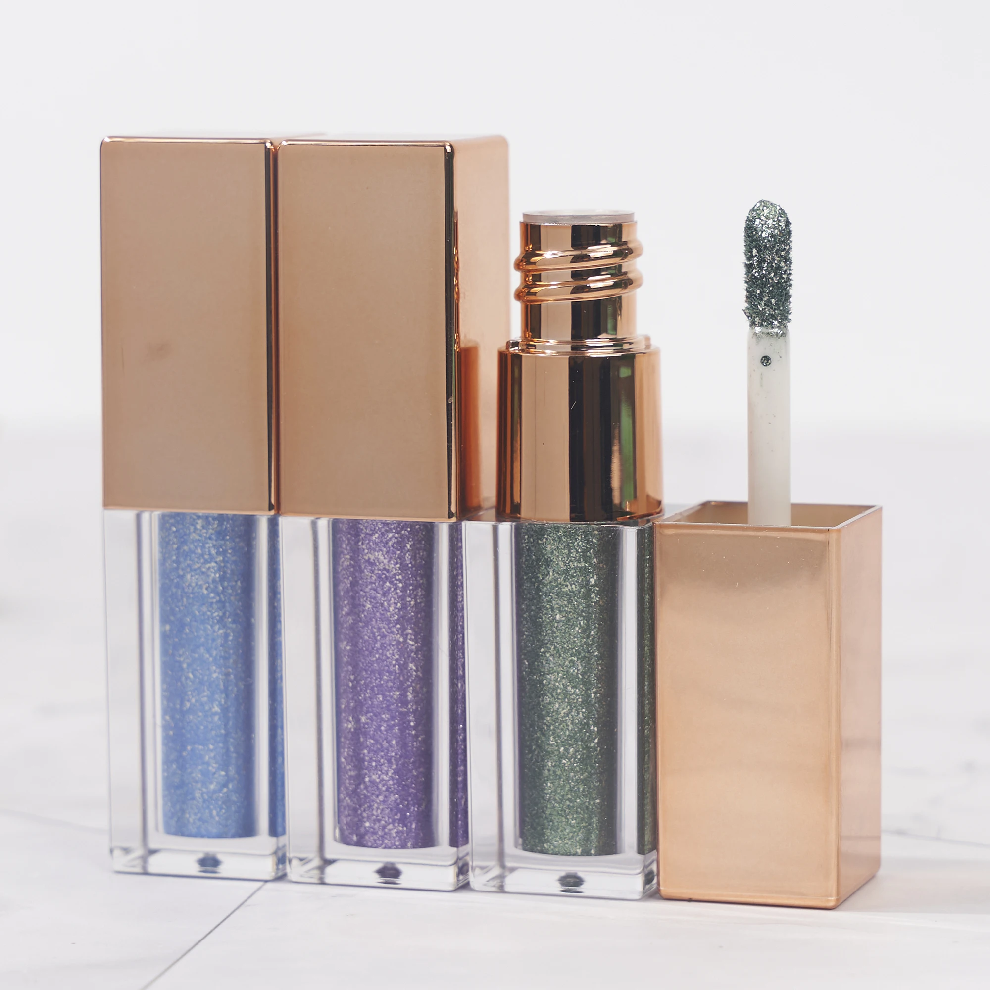 

New style long Lasting liquid eyeshadow oem metal shiny multichrome liquid glitter eyeshadow, 14 colors