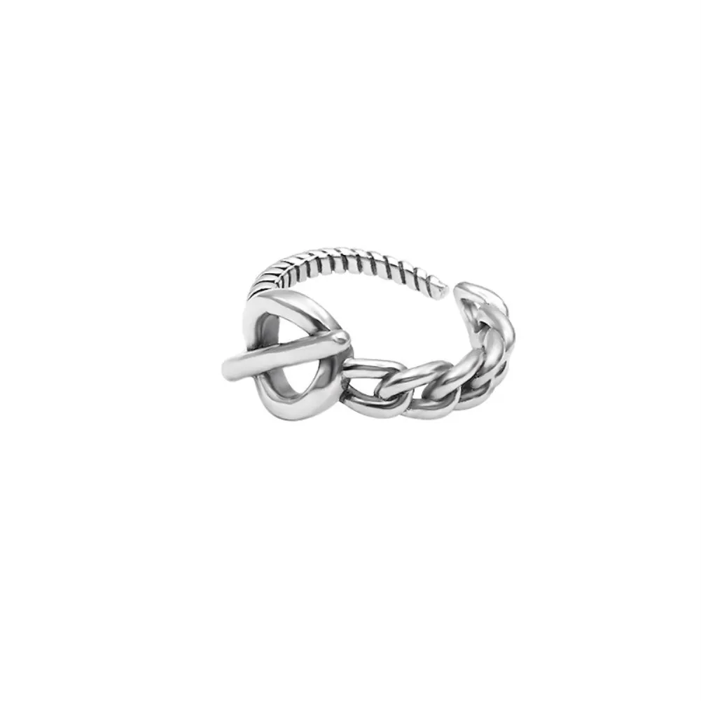 

High Quality 925 Sterling Silver Chain Simple Dainty Rings Custom