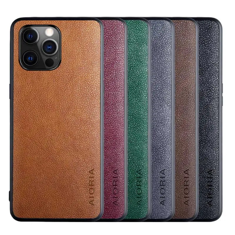 

Simple Classic Leather Case For Apple iPhone 12 Mini Pro Max Top Quality Custom Wholesale