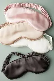 100% Pure Mulberry Silk Zipper  pillowcase  eye mask and silk  hair  scrunchies