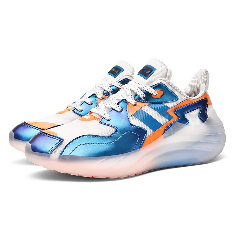 

New Arrival Four Season Lace-Up Comfortable Running Sneakers Men Tide Shoes Sport Casual Shoes for Men