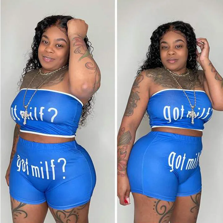 

2020 New Arrival 2 Piece Sleepwear Set For Women Pyjamas Nightwear Pyjama Femme African Print Hot Girls Sexy Big