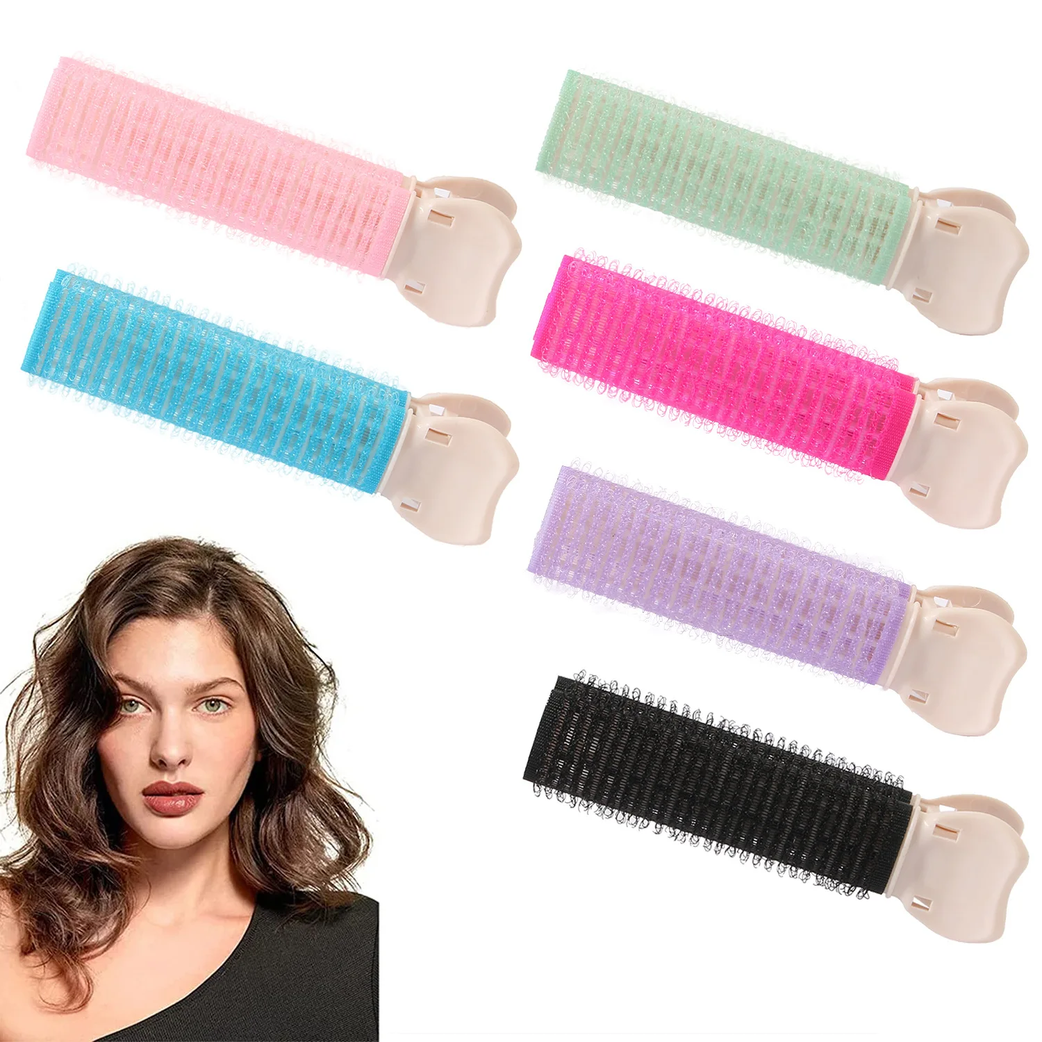 

2pcs/box Curler Hair Volumizing Root Rollers For Women Hair Root Self Grip Salon Clip Fluffy Volume Roller Pins Styling Tool