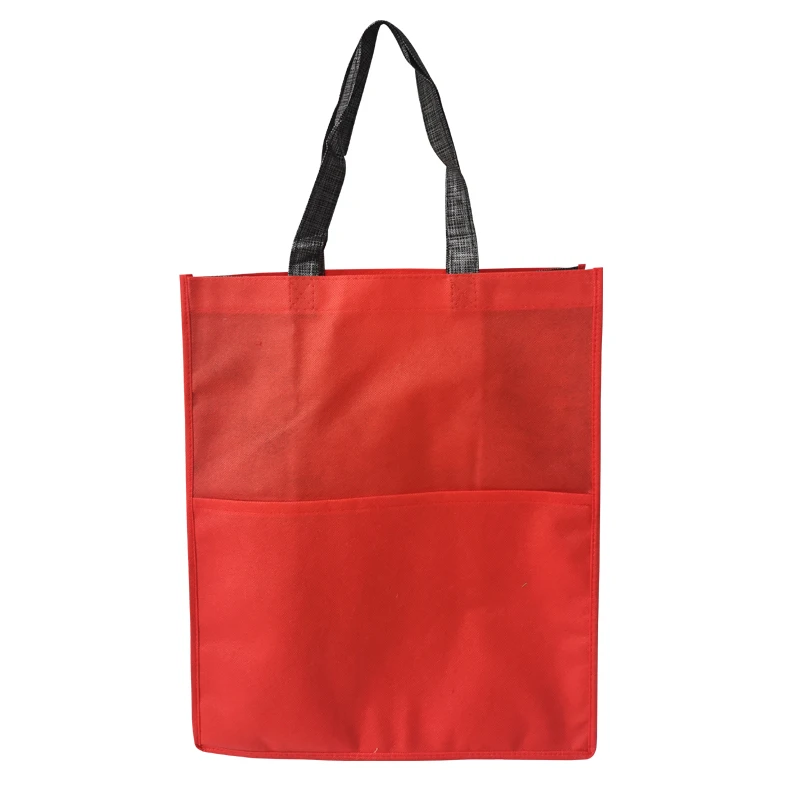 

High Quality Promotional Custom Shopping Non Woven Bag with Print Logo Cotton Letter Handled MC129 Medium(30-50cm) ZHE