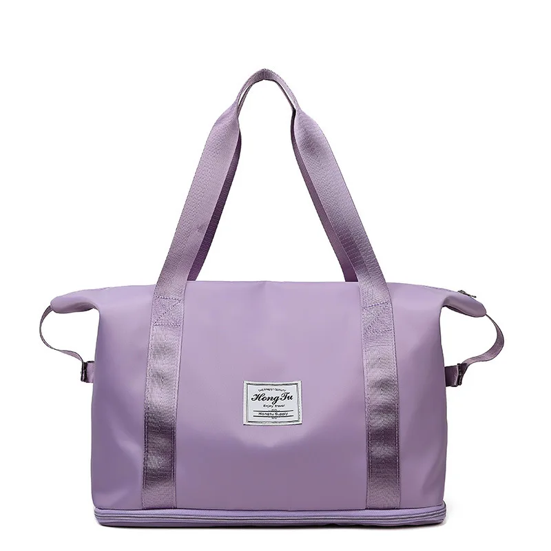 

designer tote and travel organizer sports bags large mommy travel handbag overnight tote bag, Burgundy, purple, blue, black, gray, pink
