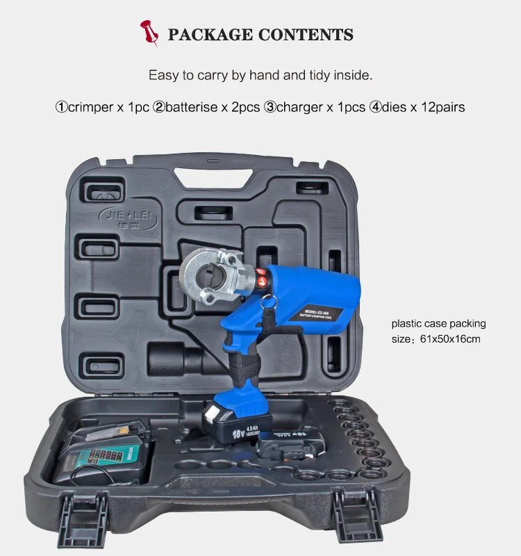 Ton Hydraulic Crimping Heads Double Acting Hydraulic Hose Crimping Machine Hydraulic Crimping Tools