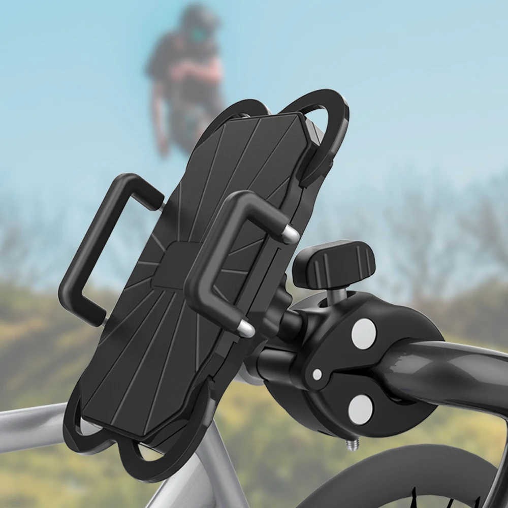 

Universal Durable Bicycle Phone Holder 360 Rotation Adjustable Riding Cellphone Holders for Bike, Motorcycle, Baby Stroller