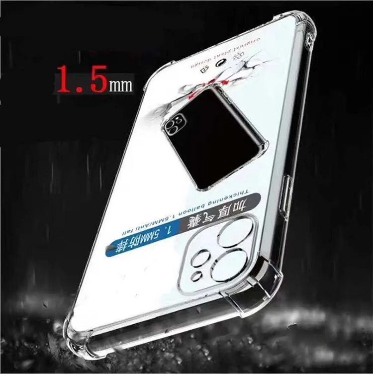 

Hight Shockproof Clear Airbag Small Hole Design Camera Protector Soft Transparent Phone Back Cover Case for iphone Xs Max (6.5)