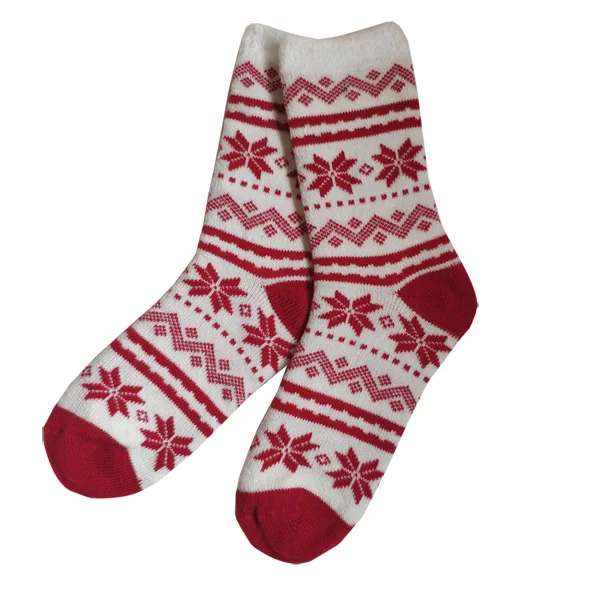 

Infused with Natural Christmas Vera & Vitamin E Aloe Moisture Fuzzy Socks