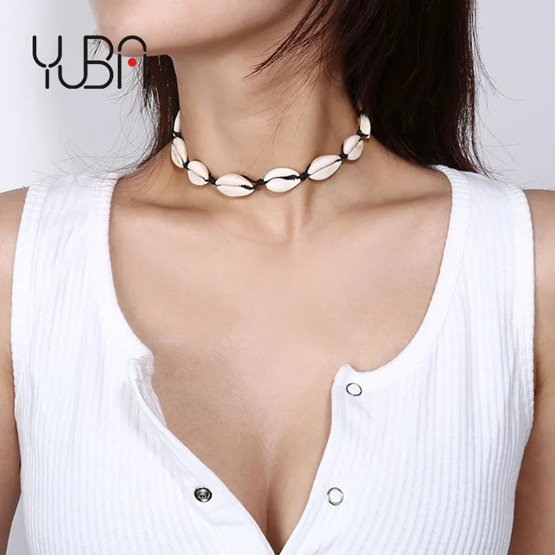 

Natural Shell Necklace Chokers necklace jewelry women necklace Fashion Jewelry womens Gift