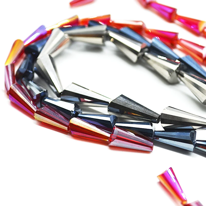 

Fashion Faces Pagoda Glass Beads Tower Beads for jewelry making, Multi