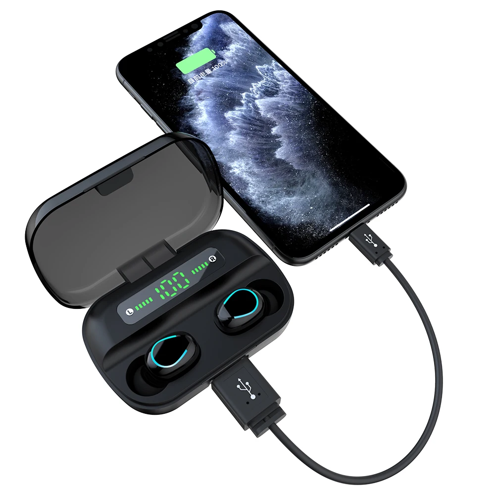 

Honsenn Mobile Phone Low Price Earphones Wholesale Earphones Bluetooth Wireless with Long Play Time