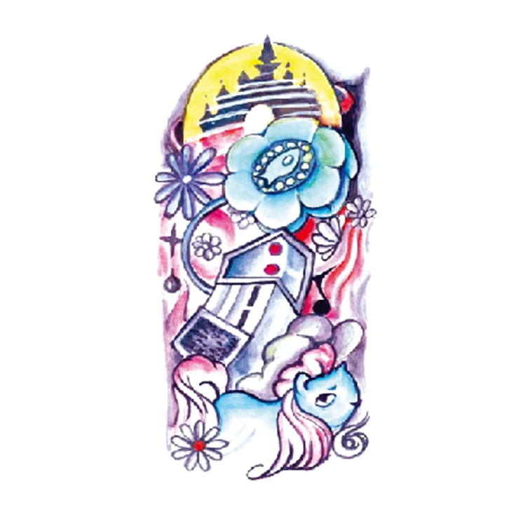 

Free shipping 2021 new Design personalized Waterproof temporary tattoo Sticker, Cmyk