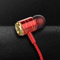 

in ear Earphone wholesale Wired Super Bass 3.5mm Colorful Headset Earbud with Microphone for Samsung or all round jack earphone