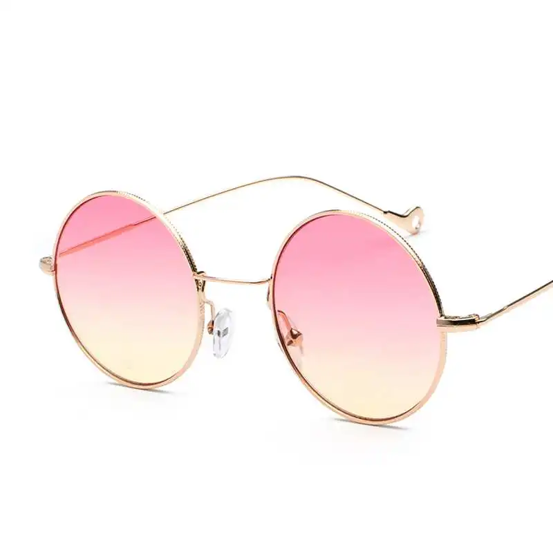 

Round frame fashionable metal sunglasses, 8 colors