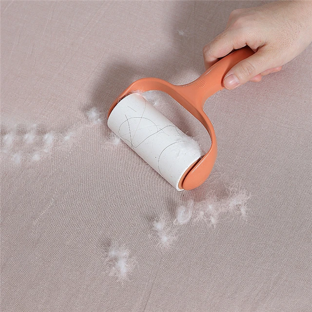 

Oblique Tear Sticky Paper Type Drum Depilator Laundry Dust Collector Household Cleaning Tool, As show
