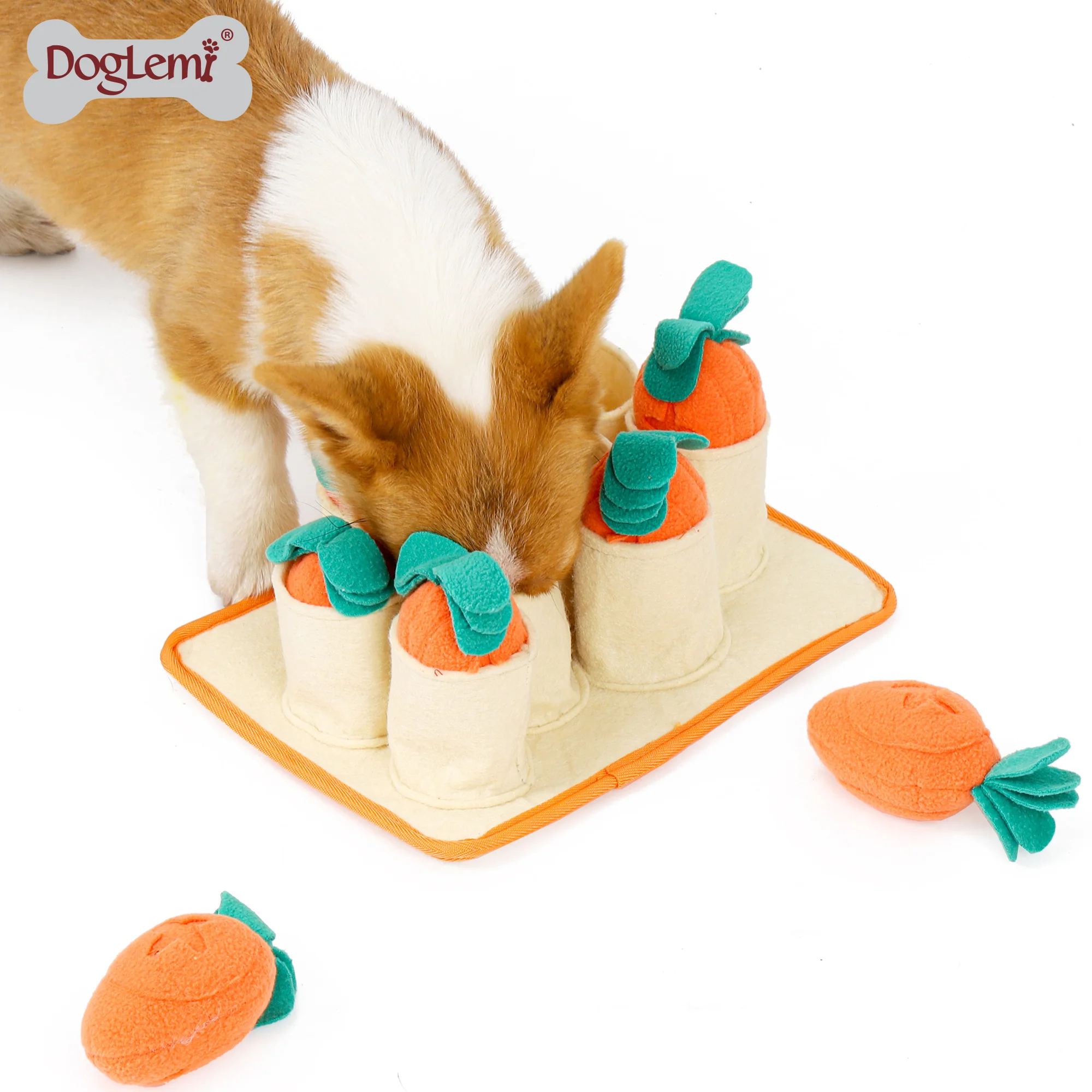 

Educational training pet puzzle toys manufacturer Carrots harvest snufflingpet toy dog