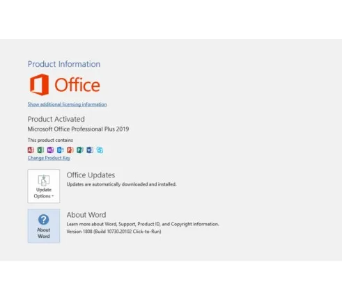 

Genuine License Key Microsoft Office 2019 Pro Plus for 64bits OS | Full Version