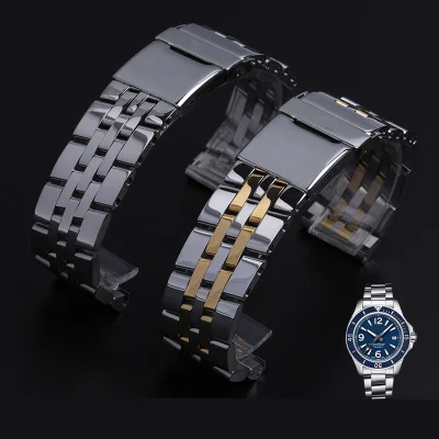 

Precision Steel Watch Band Replacement Aviation Time Avengers Blackbird Super Ocean Culture 20/22/24mm