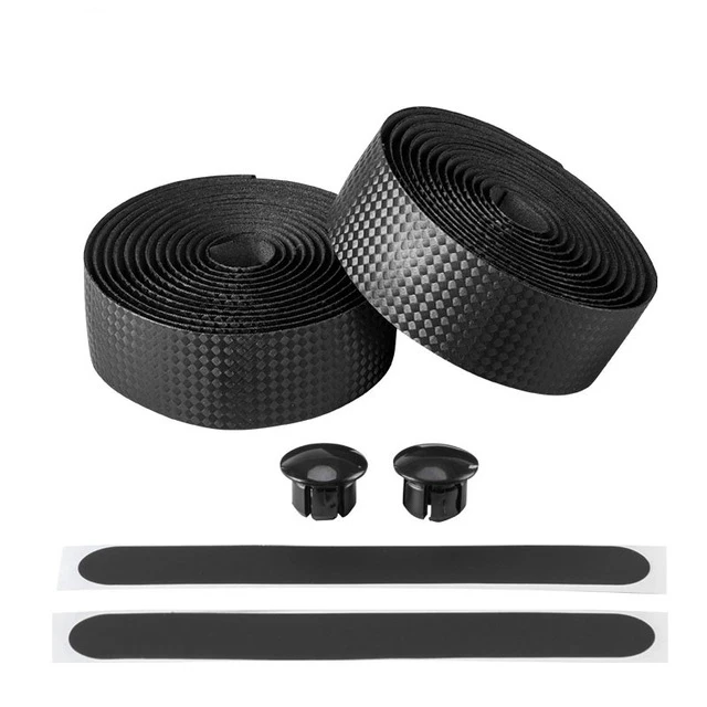 

Cycling Handle Belt Bike Bicycle Cork Sport Handlebar Bandage Wrap Bent Bar EVA Tape with Bar Plugs, Multi-color