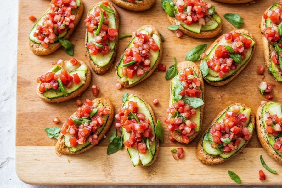Zucchini slices being grilled on a barbecue