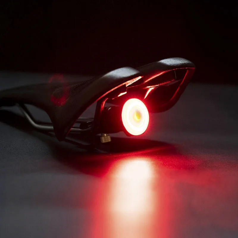 

BRAKE SMART SENSOR BICYCLE REAR LIGHT USB BICYCLE TAIL LIGHT FOR SEAT POST SADDLE RECHARGEABLE BICYCLE LIGHT