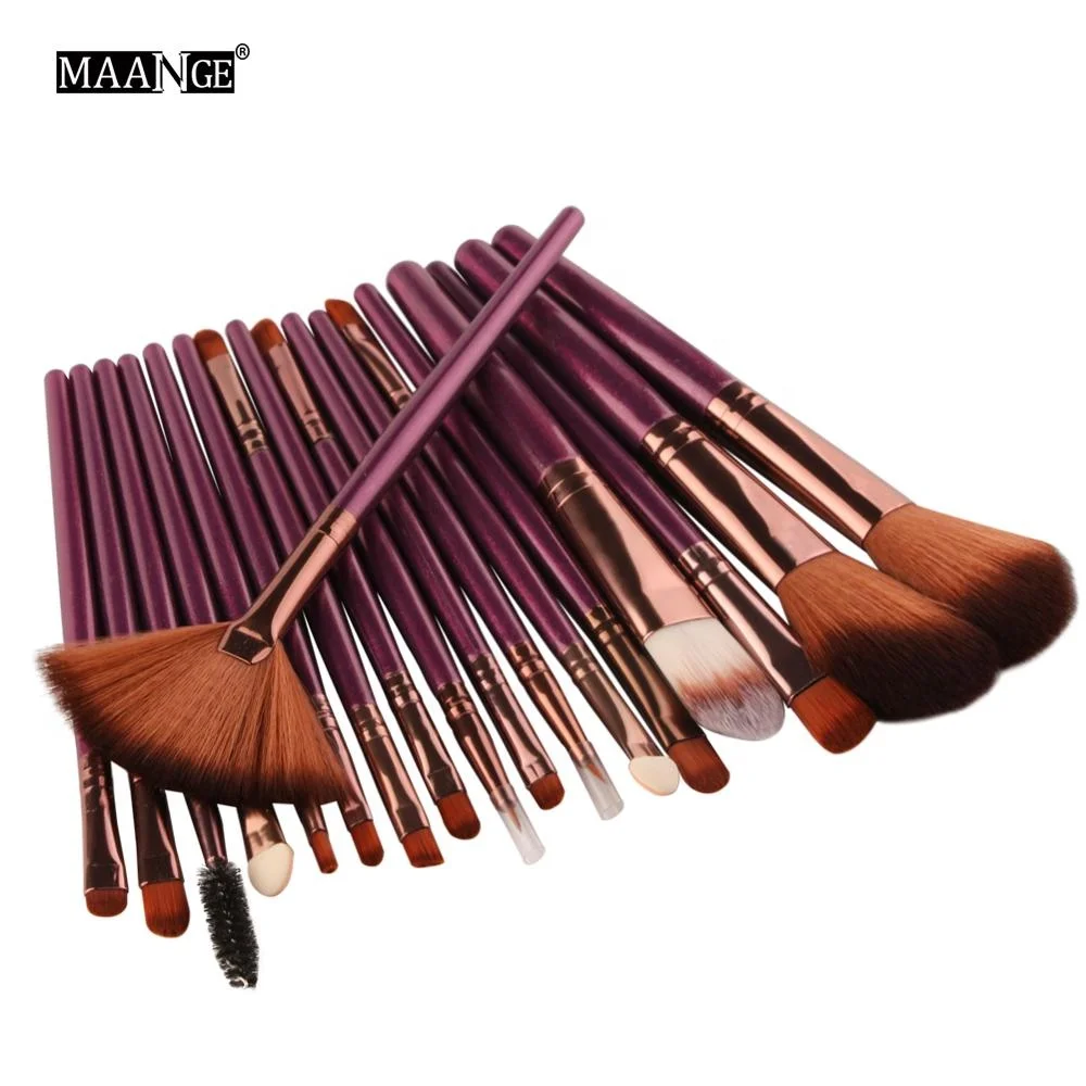 

22pcs makeup brush set high quality cosmetics wooden handle makeup brushes