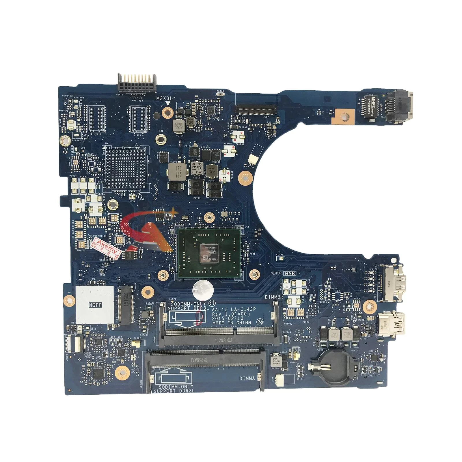 

FOR dell INSPIRON 5555 5455 5755 Laptop Motherboard AAL12 LA-C142P CN-09J3FV 0799KM Mainboard w/ A4 A6 A8 A10 cpu DIS or UMA