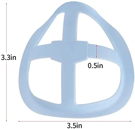 
3D masked support guard Reusable Inner Support Frame Disposable Masking Stand Face Masking Holder for Comfort Breathing 