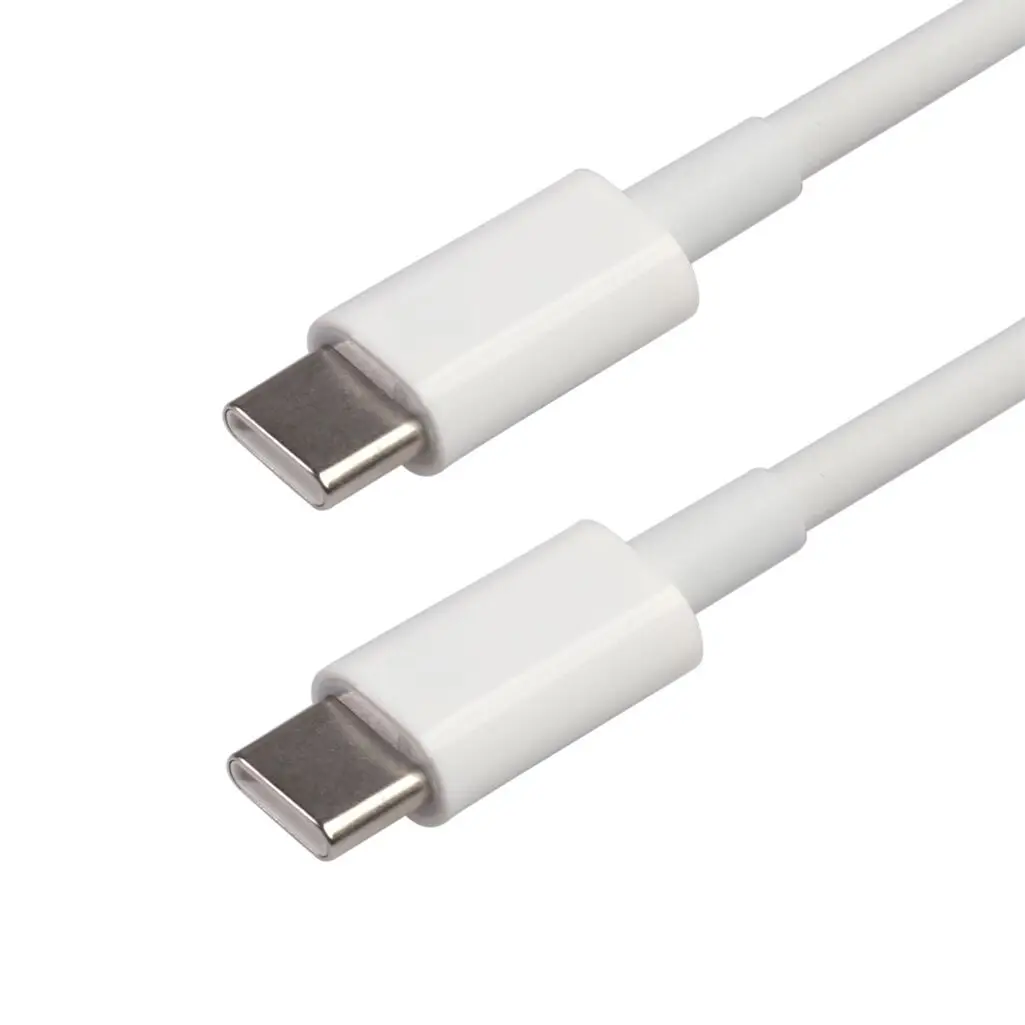 

1M USB type C to Type C power charging cable Black/white 3A Support